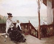 Berthe Morisot Seaside oil painting